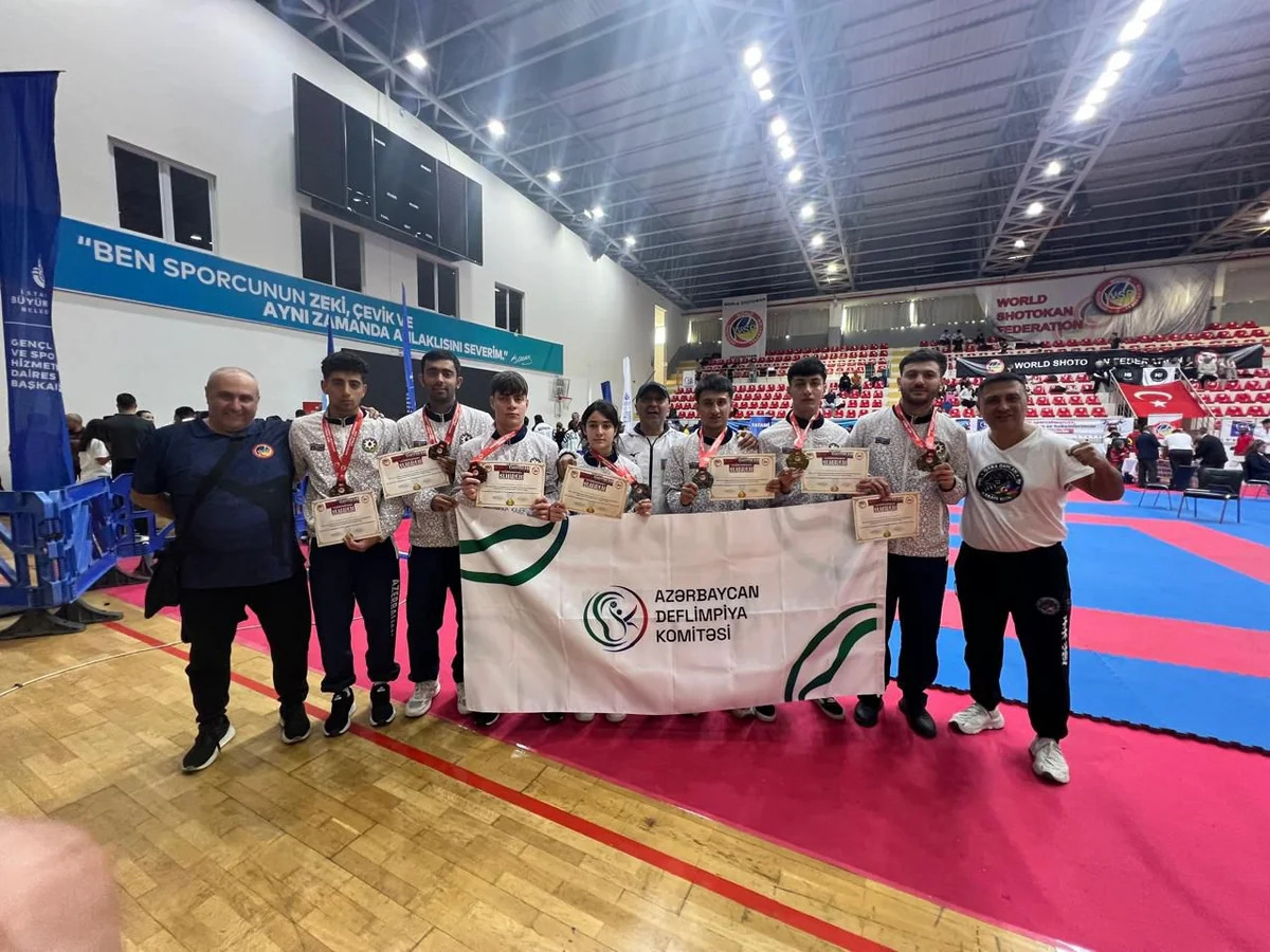 Deflimpiyaçılarımız karate üzrə şotokan dünya çempionatında 7 medal qazanıblar